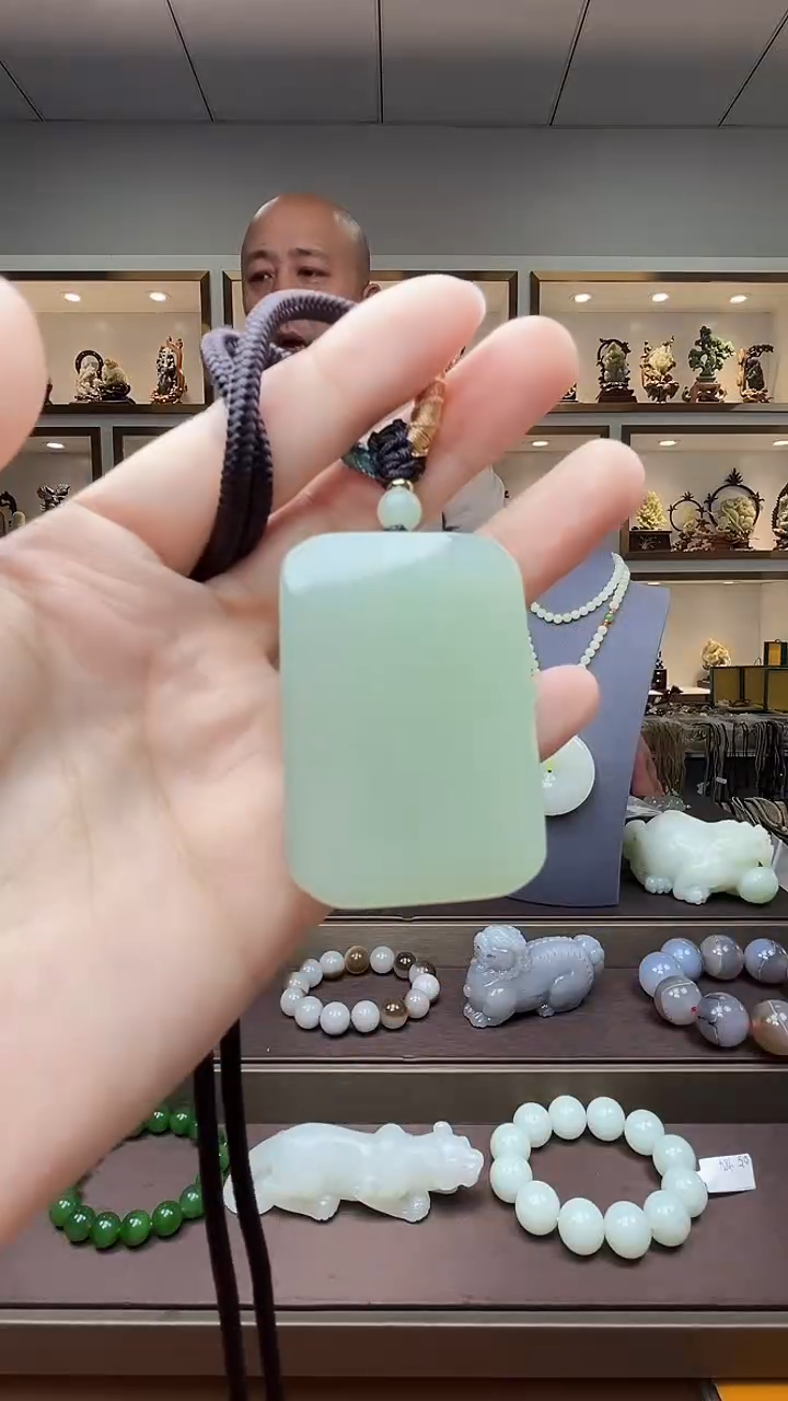 和田玉未镶嵌挂件苏