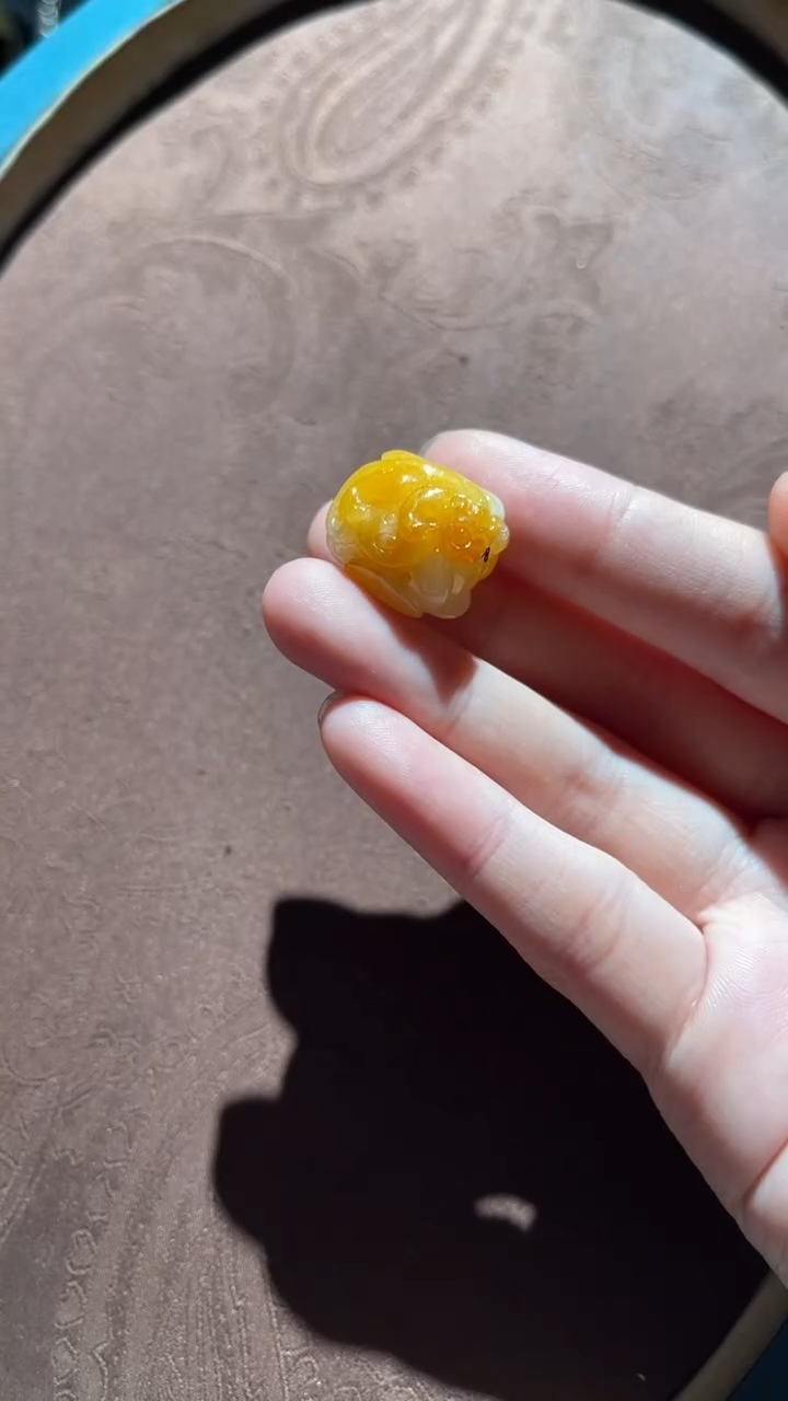 未镶嵌挂件翡翠红翡绿翠