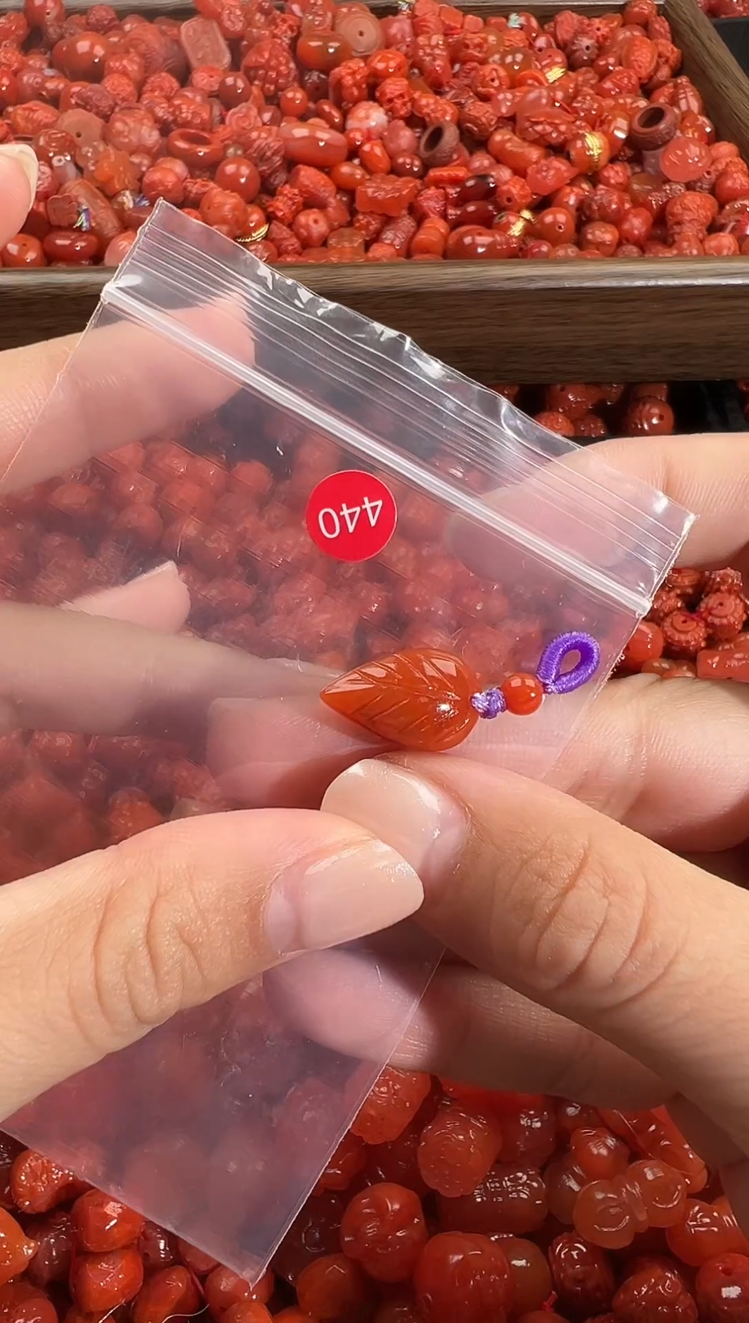 颈饰未镶嵌南红玛瑙1