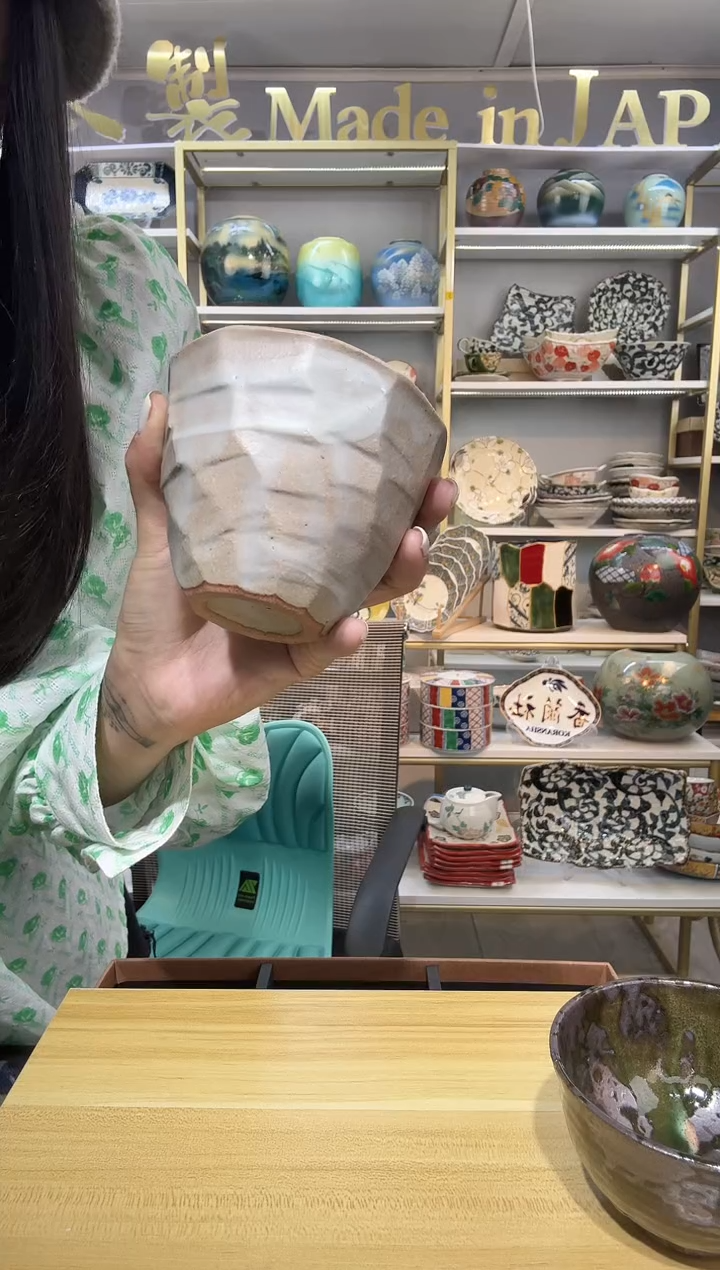 瓷灶师窑自然流茶杯280ml一只