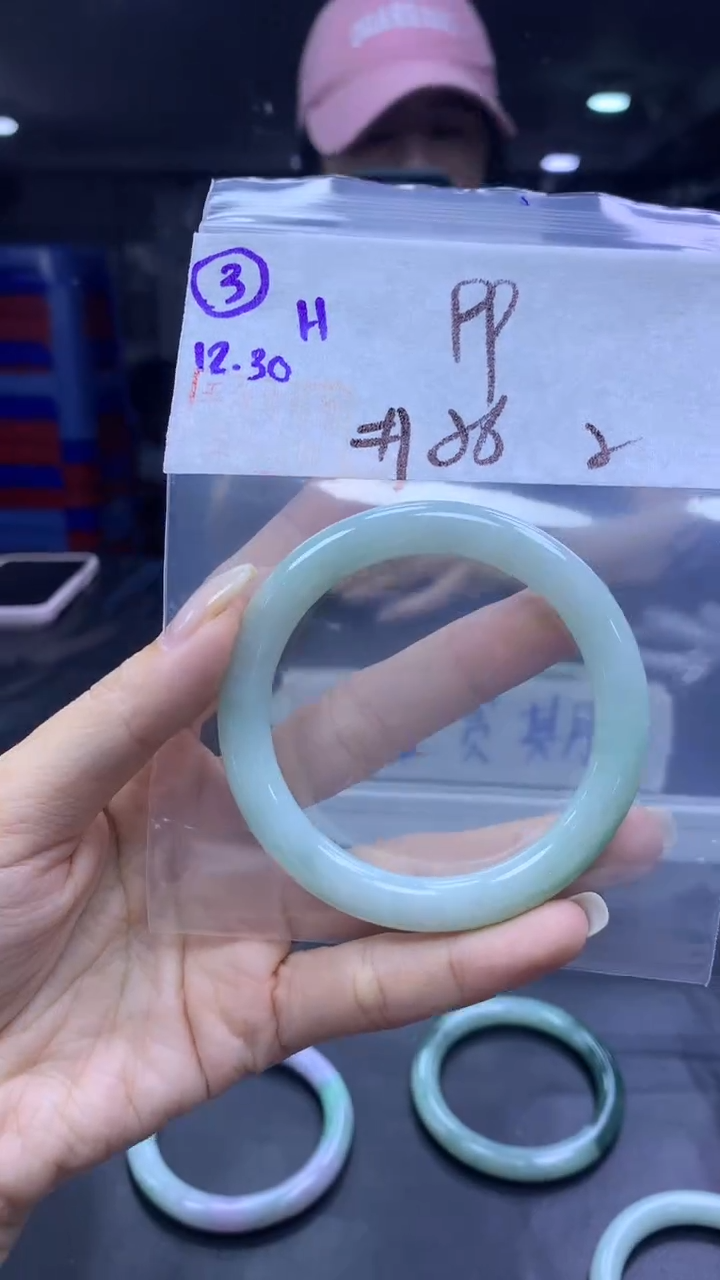 未镶嵌定制翡翠3手镯56纹+99元+拍一发一