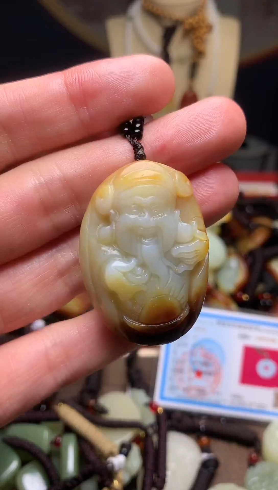 颈饰未镶嵌和田玉新疆料青海料清水和田玉吊坠