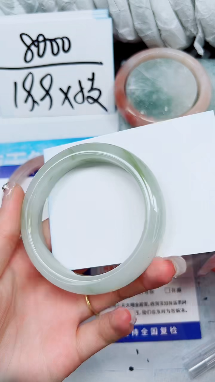 【闪购商品】石英质玉手镯未镶嵌A98-58`59