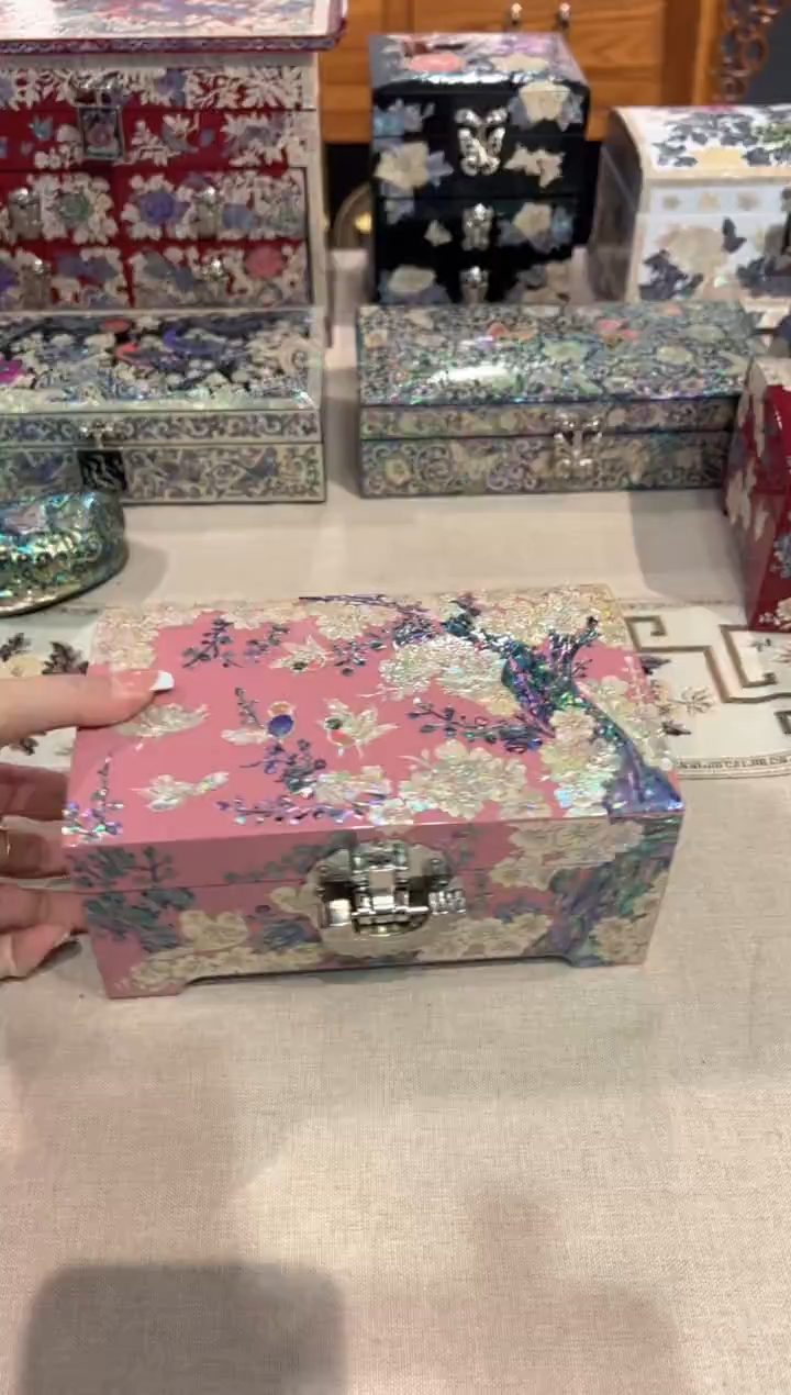 【闪购商品】鱼锁扇贝弘贝雅螺钿漆器文化馆