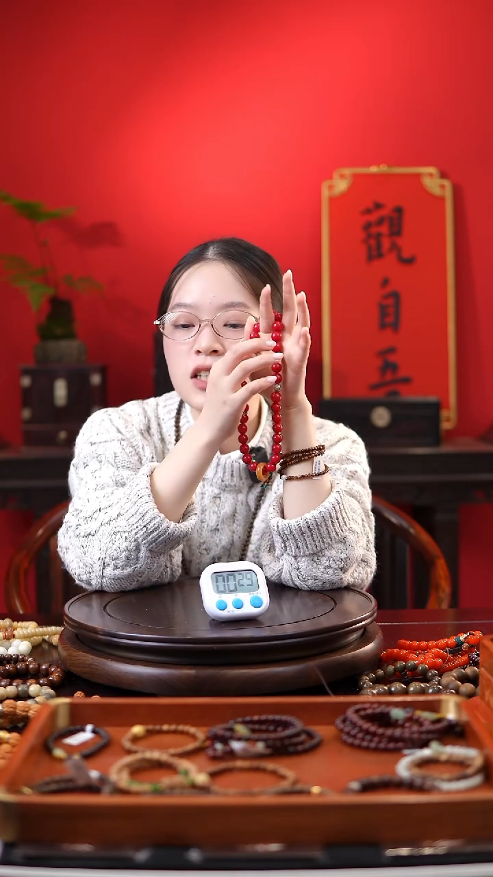 菩提手串/手链朱砂红手持