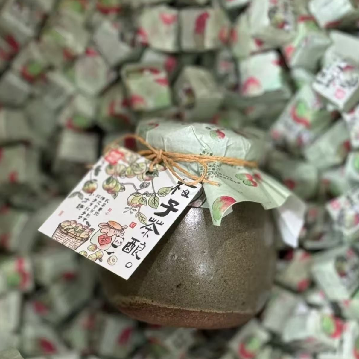 梅子茶酿！熟普大高货 陈皮普洱茶熟茶，暖暖的很贴心。