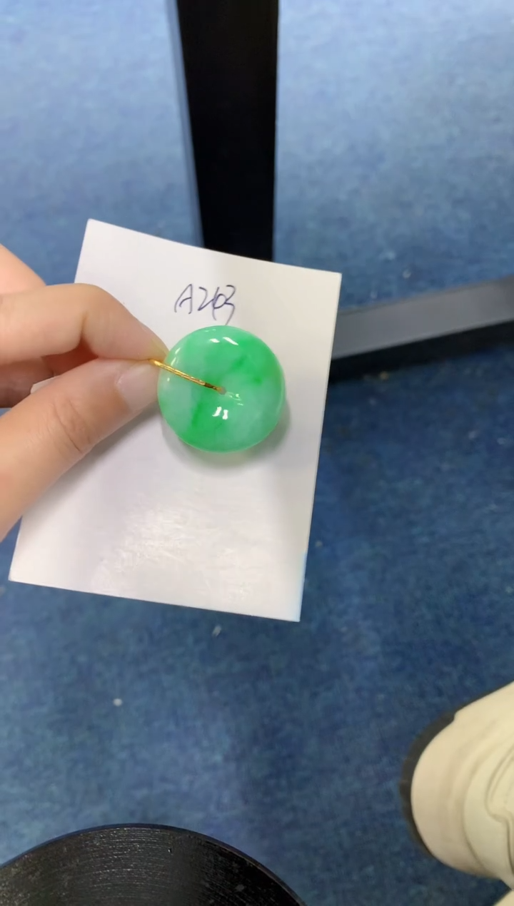 【闪购商品】翡翠颈饰18K金镶嵌000000000