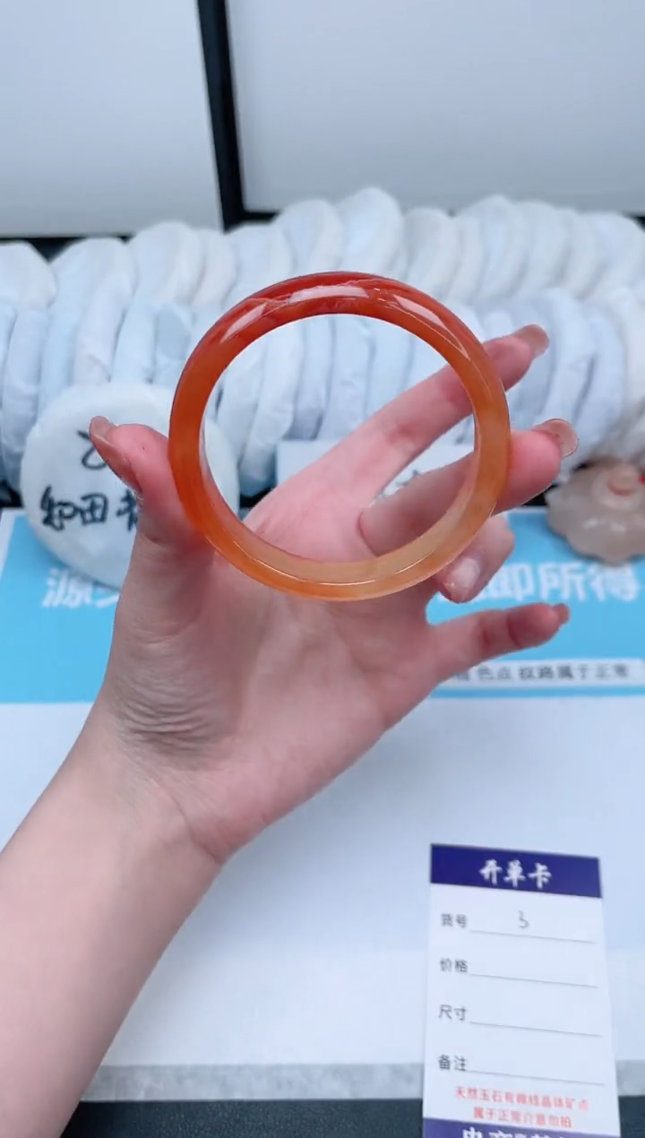 【闪购商品】石英质玉手镯未镶嵌3-