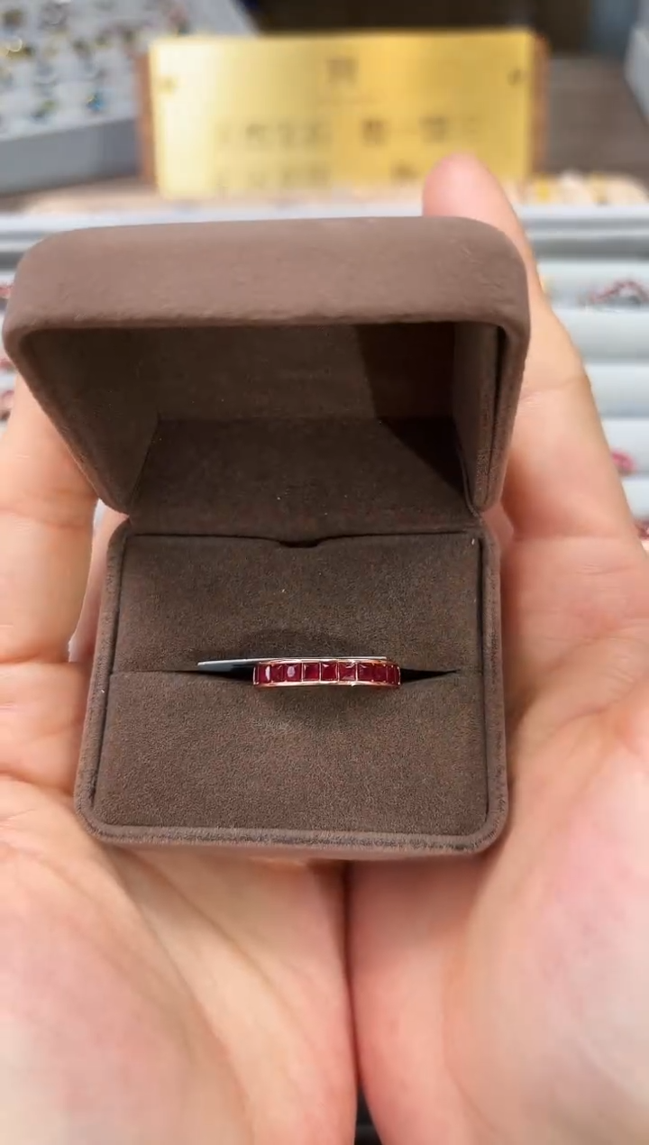 【闪购商品】红宝石戒指银S925镶嵌09