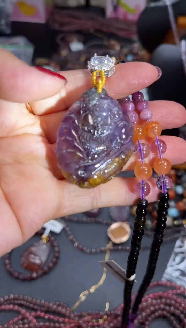 【闪购商品】水晶颈饰未镶嵌【百晶灵儿】天然水晶定制款