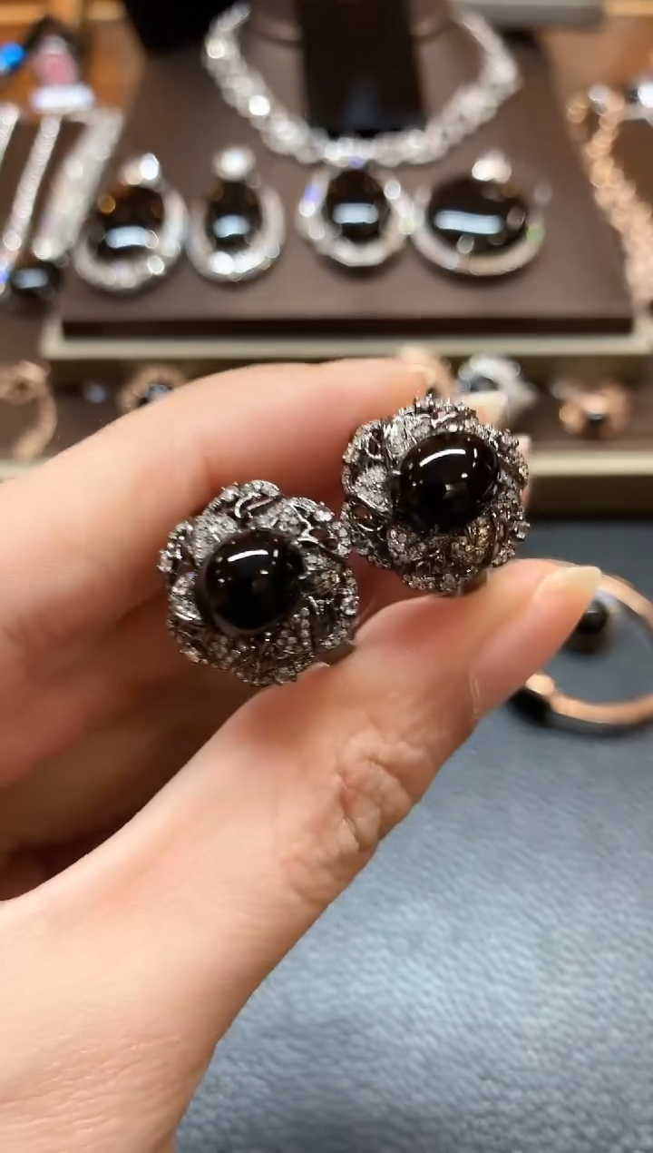 【闪购商品】翡翠戒指18K金镶嵌b49不退换多样性一件发货