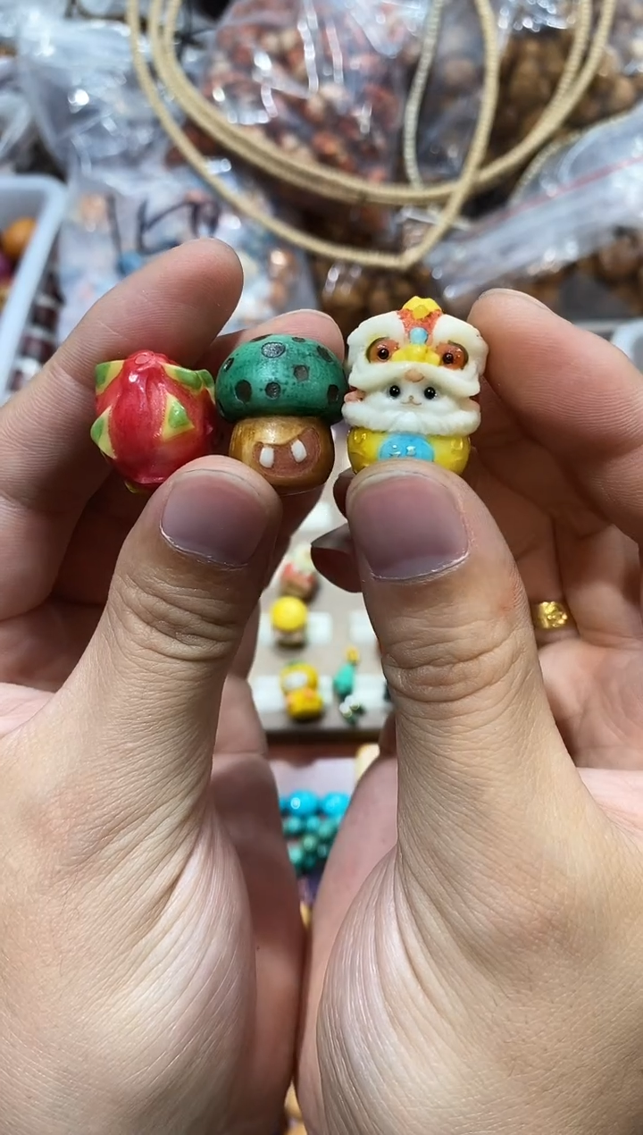 非洲檀香手串/手链象牙果根付发3