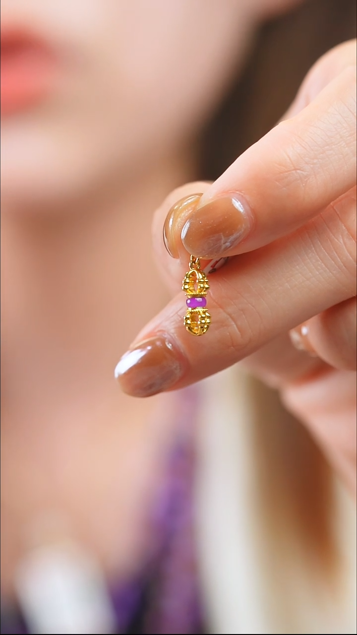 苏纪石（舒俱来）18K金镶嵌吊坠(不含链)72