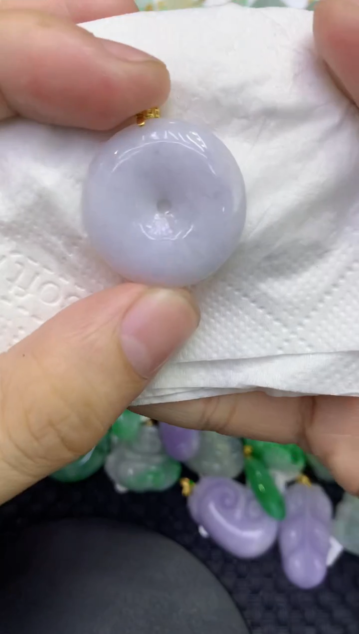 颈饰未镶嵌翡翠天然缅甸A货翡翠