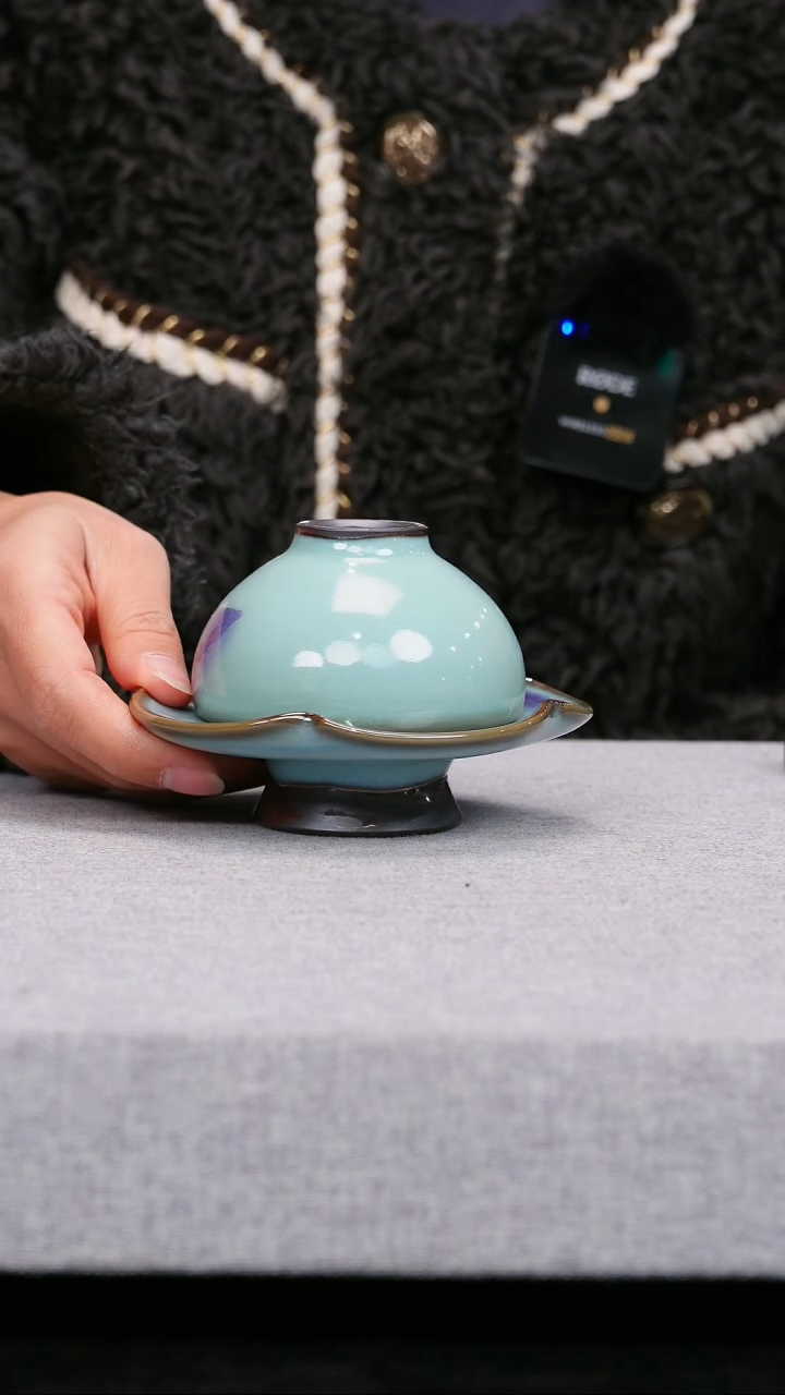 【闪购商品】瓷片012有老师钧瓷一月十六