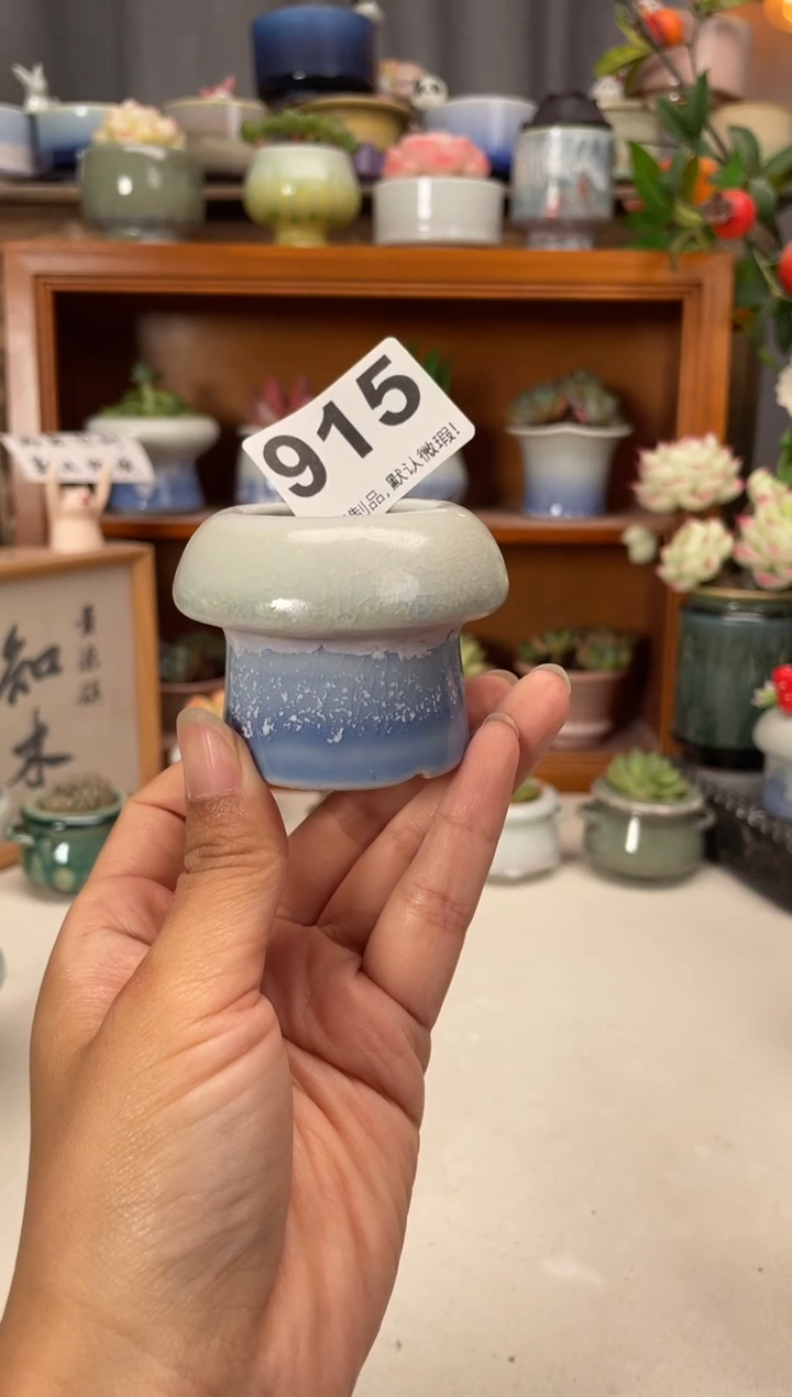 瓷片915知木小芳花盆