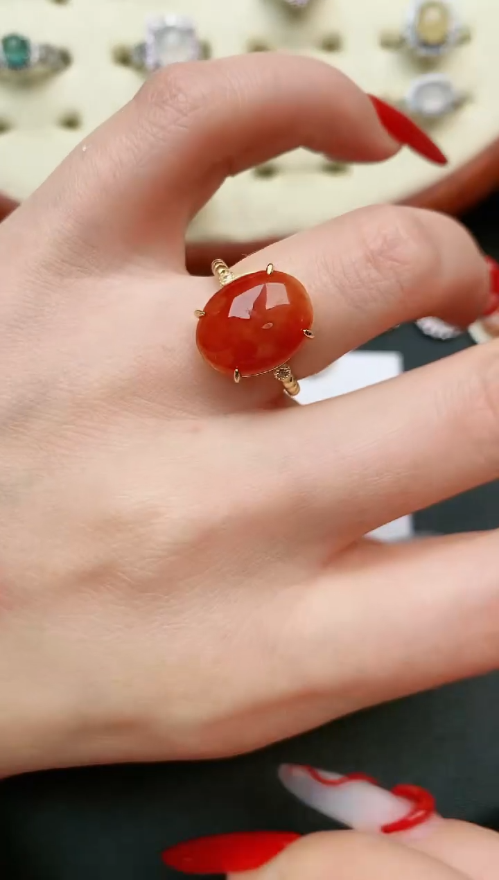 【闪购商品】翡翠戒指银S925镶嵌.....