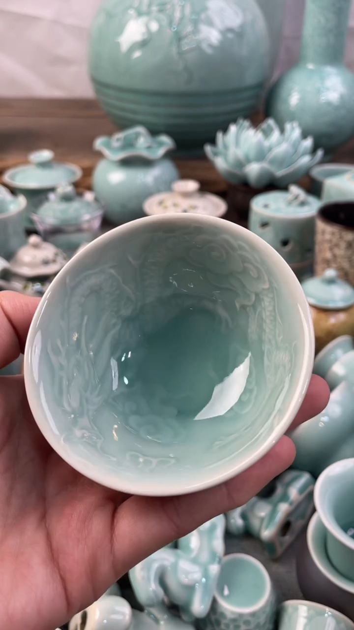 【闪购商品】福利款 慧仙青瓷 瓷器 主人杯