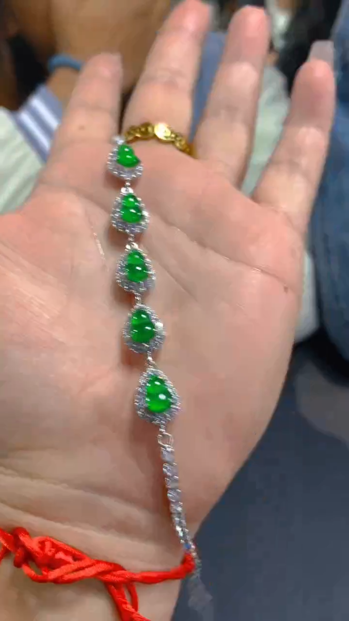 【闪购商品】翡翠手链未镶嵌0749104956多样性发一