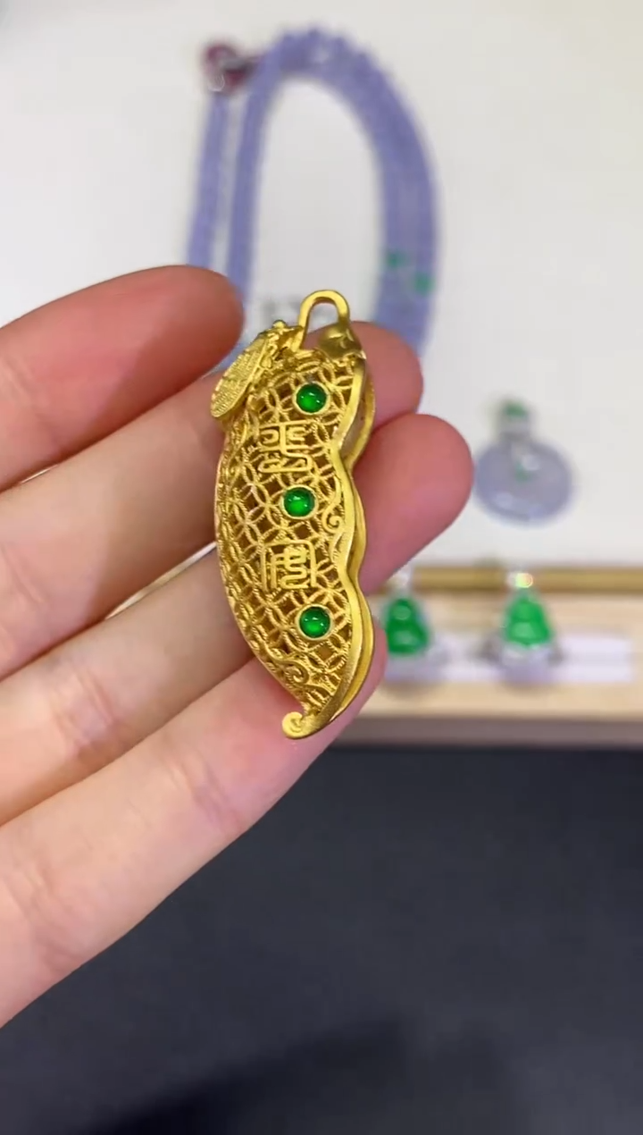 【闪购商品】翡翠颈饰未镶嵌7团购团购多样性发货