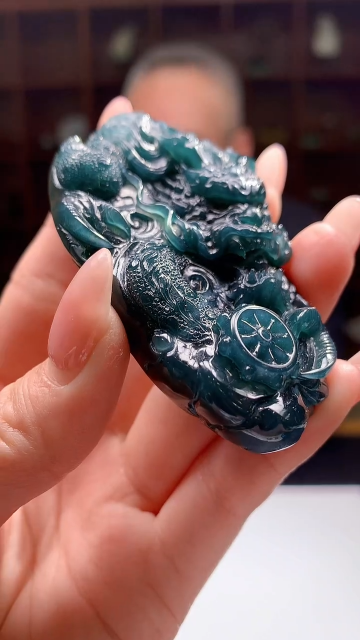 【闪购商品】定制翡翠未镶嵌8046jj-毛货挂件36