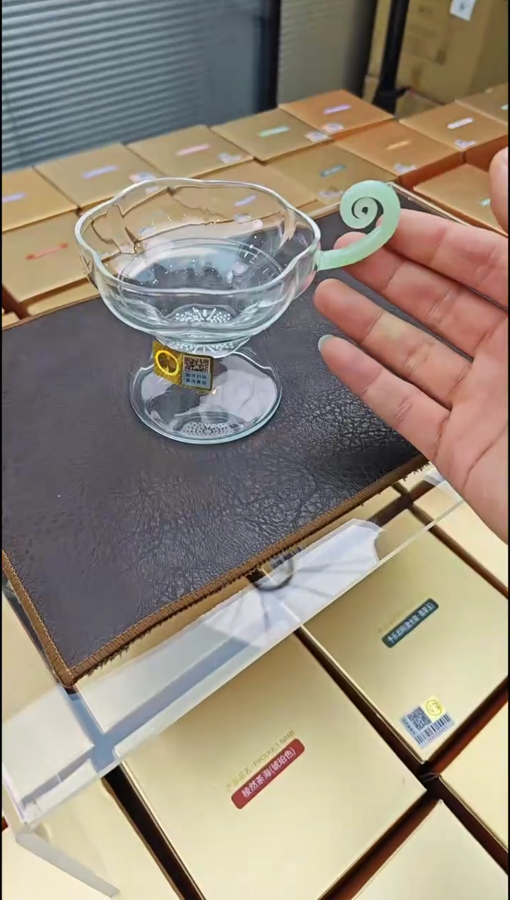 【闪购商品】禾器予乐茶漏浅玉色金标