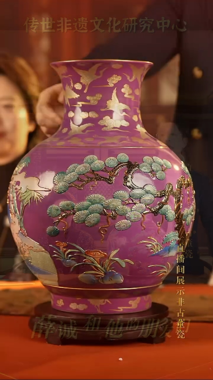 摆件瓷传世非遗文化D37