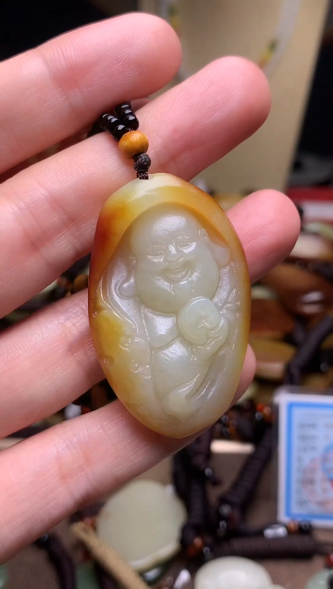 颈饰未镶嵌和田玉新疆料青海料清水和田玉吊坠