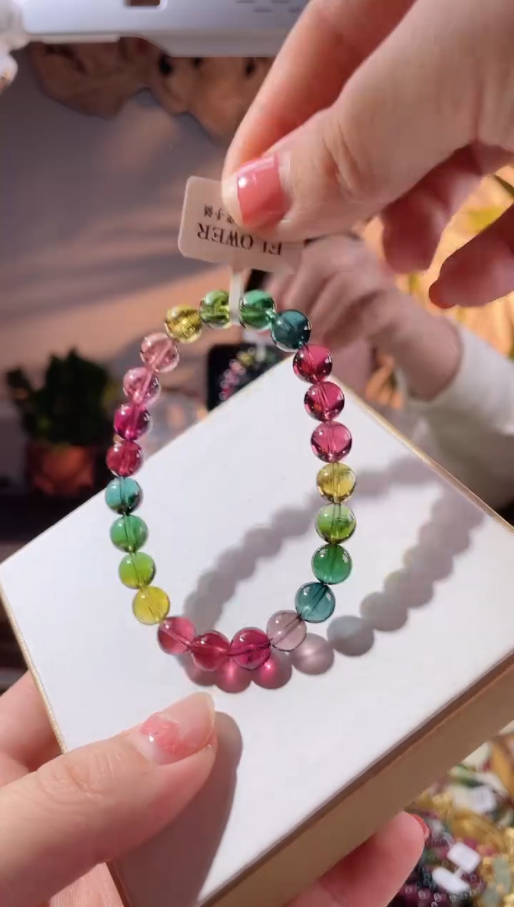 【闪购商品】碧玺手链未镶嵌单圈手链8+