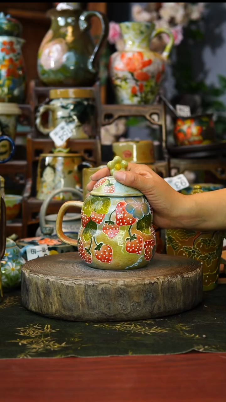 陶瓷157号景德镇手工手绘釉下彩陶瓷