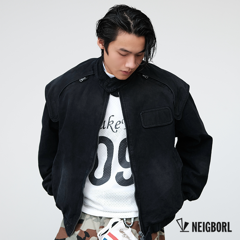 【骑兵】NEIGBORL钊叔制25小众自制复古水洗休闲百搭工装夹克外套