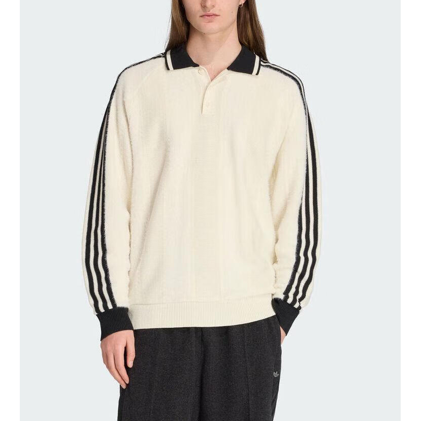 【滔搏联动】adidas/阿迪达斯男女KNITTED JERSEY休闲针织衫 JX3836