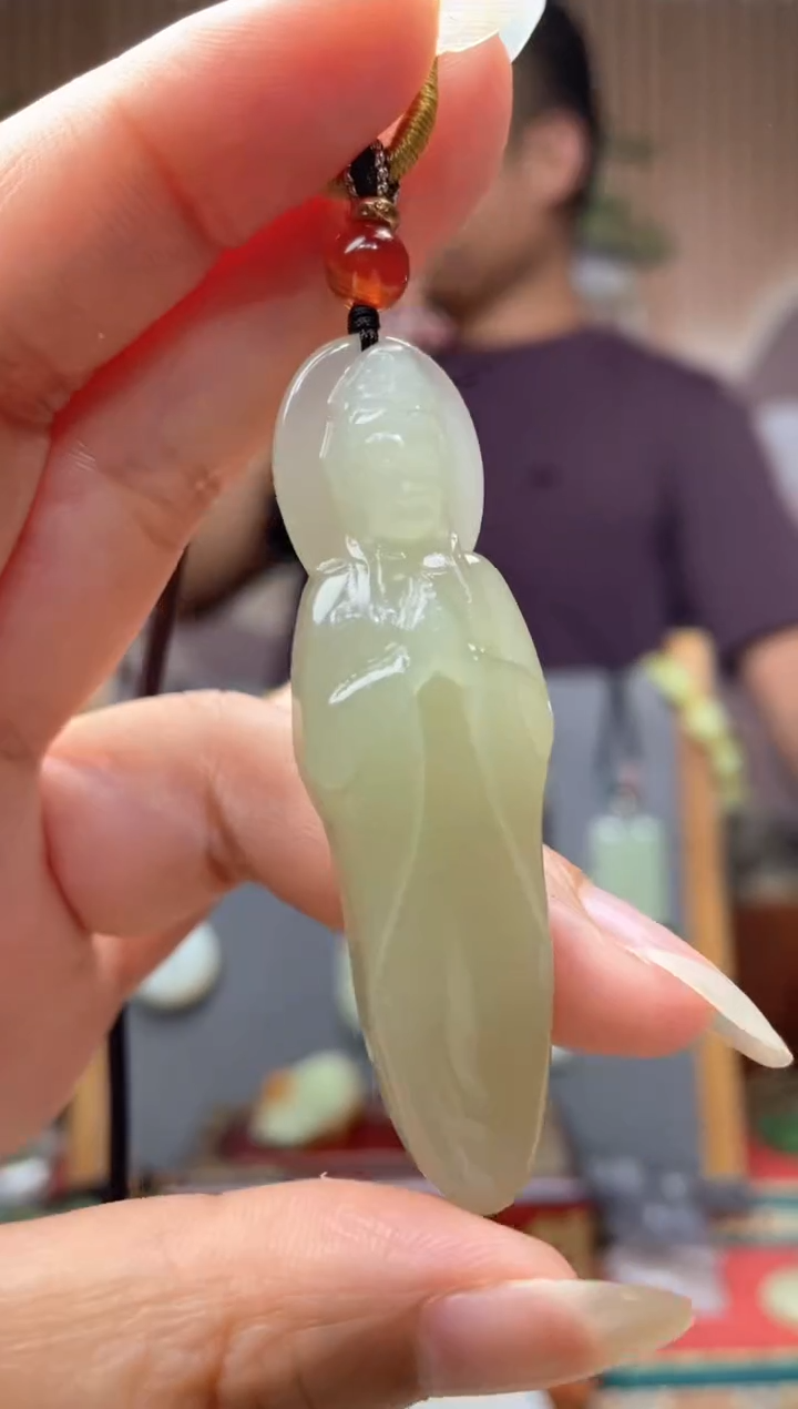 颈饰未镶嵌和田玉拍一发一