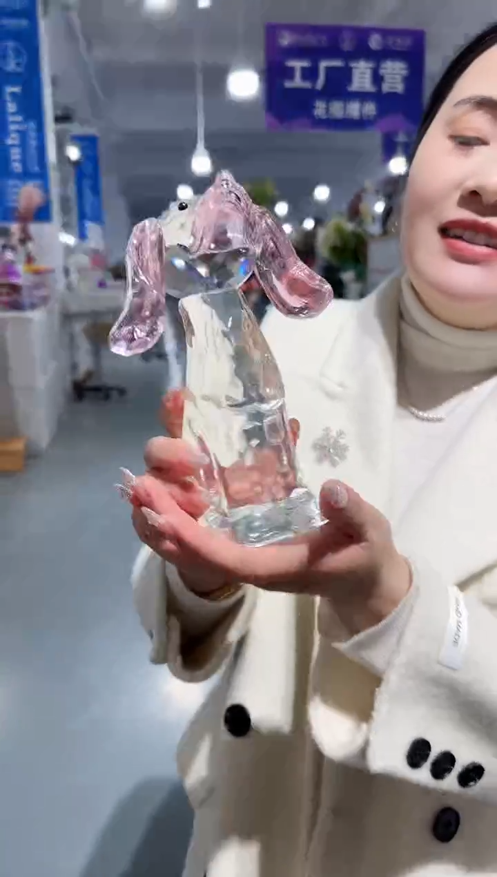 【闪购商品】玻璃DZ-水晶狗