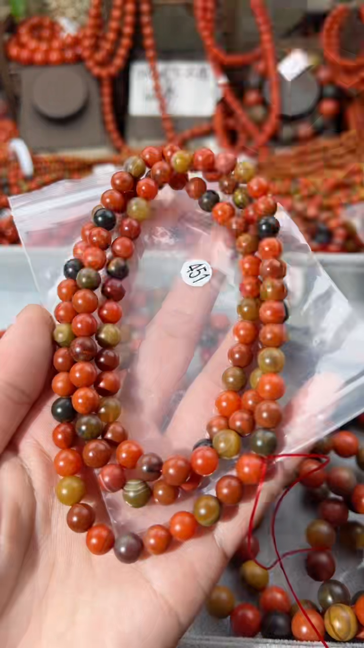 【闪购商品】南红玛瑙手串未镶嵌7