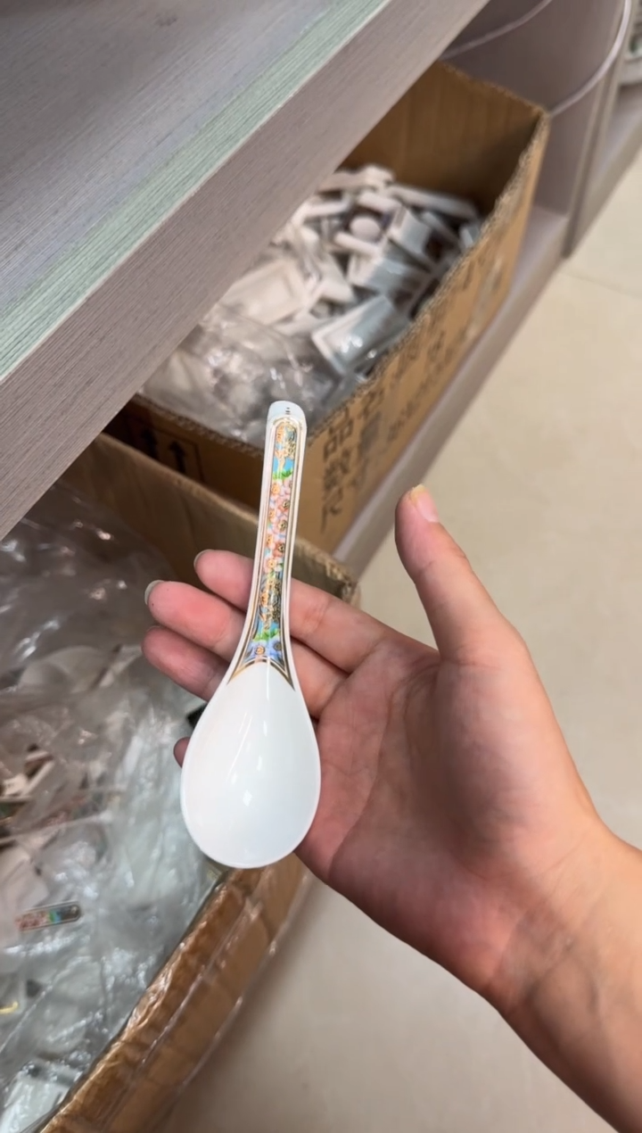 【闪购商品】瓷片小勺6个  福利微瑕