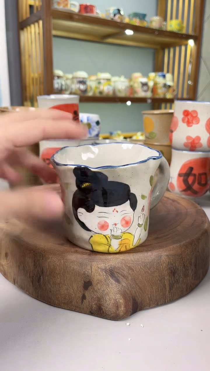 【闪购商品】瓷片景德镇手绘高温釉下