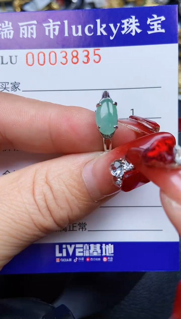 【闪购商品】翡翠颈饰银S925镶嵌3835