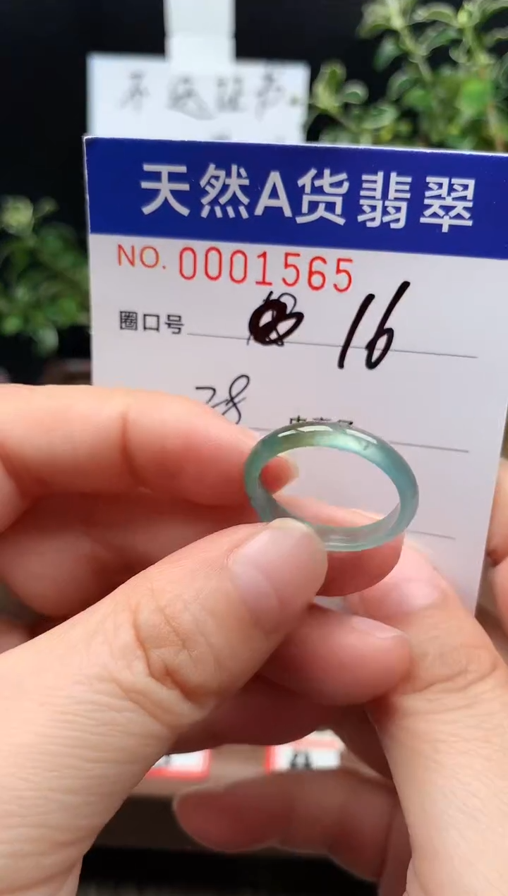 未镶嵌戒指翡翠16#