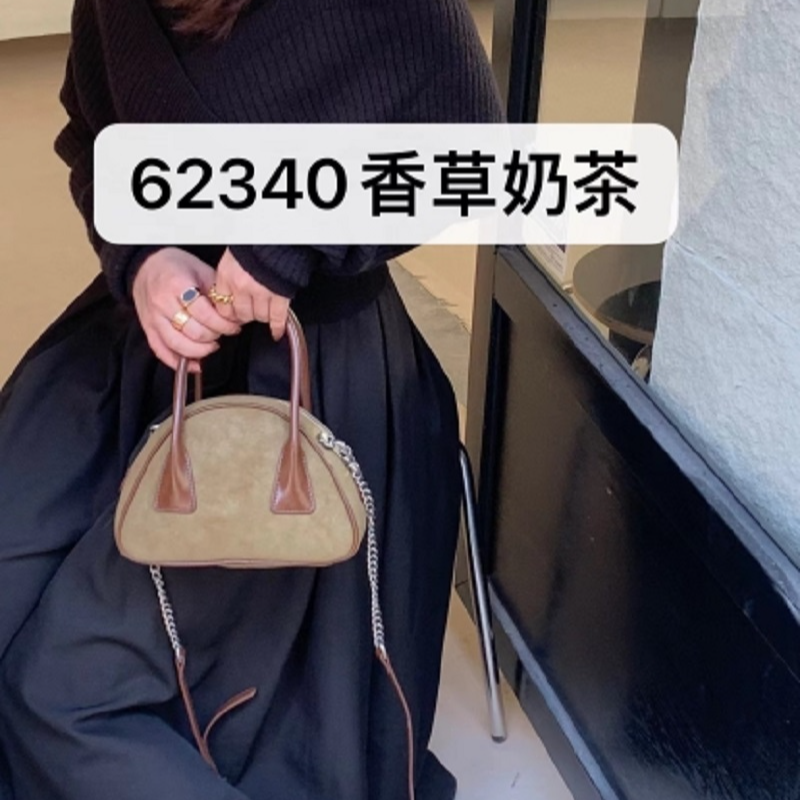 BSS-VAZSLVE/原创设计SK-62340-1香草奶茶 新款轻奢斜挎单肩包