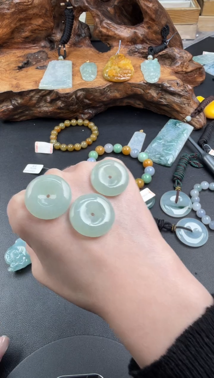 吊坠(不含链)未镶嵌翡翠翡翠饰品（多样性发货一件）-203