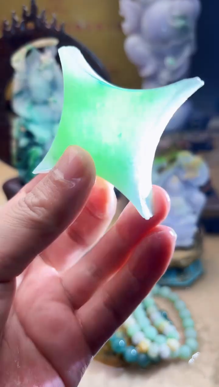 未镶嵌挂件翡翠A货张麦9696