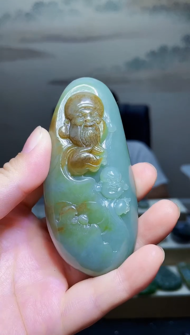 和田玉未镶嵌颈饰1