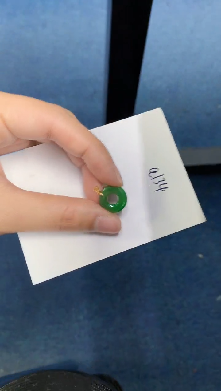 【闪购商品】翡翠颈饰18K金镶嵌000000000