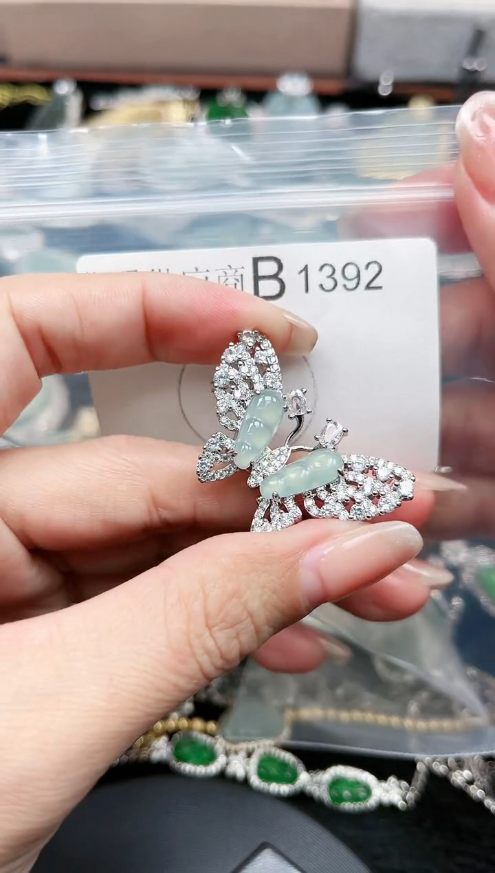 【闪购商品】翡翠颈饰未镶嵌1392赠皮绳