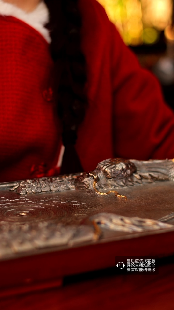 【闪购商品】银壶大魔王 霸气 龙腾四海 茶盘 限量款