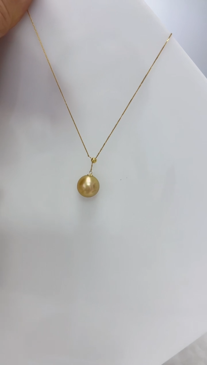 【闪购商品】海水珍珠DA18K金镶嵌金珠Y链 11 SS610