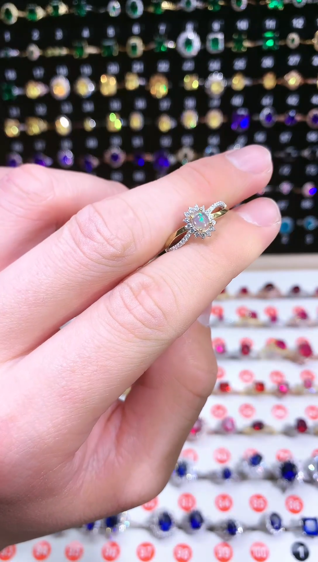 【闪购商品】欧泊戒指银S925镶嵌111111