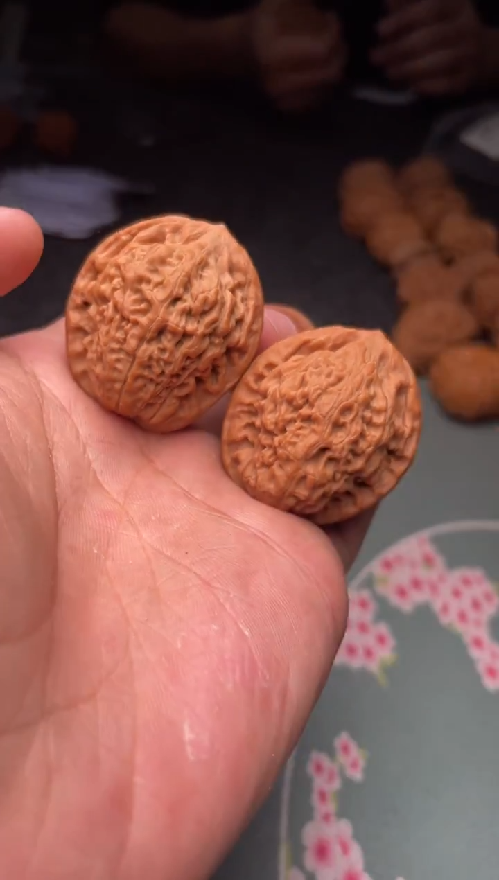 把件文玩核桃a167   莲花   34尺