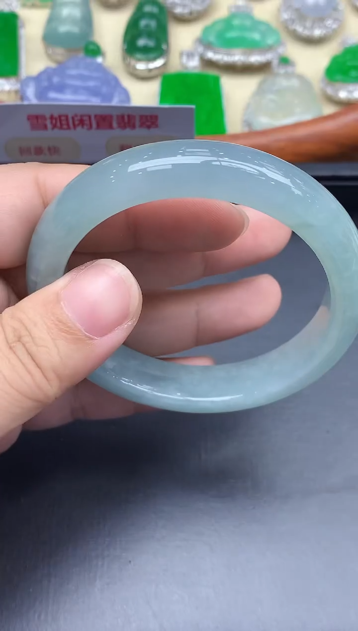 未镶嵌手镯翡翠497-中国好珍宝